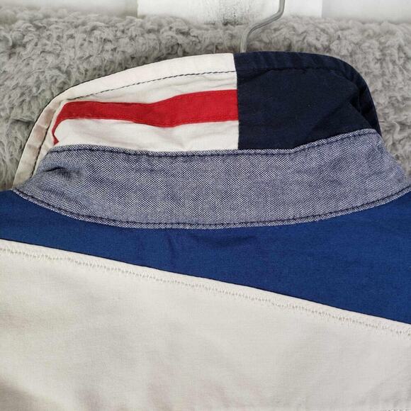 Nautica Shirt Men’s Size XL Blue Sailing Club LS Button Down Regatta Vintage - Picture 8 of 12